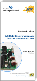 Getaktete Stromversorgungen - Gleichstromsteller und EMV | Cluster-Schulung | ONLINE