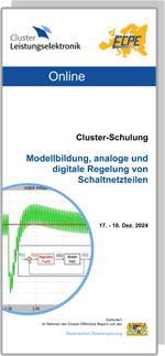 Modellbildung, analoge und digitale Regelung von Schaltnetzteilen | Cluster-Schulung
