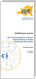 Use and Assessment of Power Device Models in Power  Electronics Simulation | ECPE/Cluster Tutorial