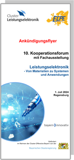 Cluster-Kooperationsforum: 10. Kooperationsforum Leistungselektronik