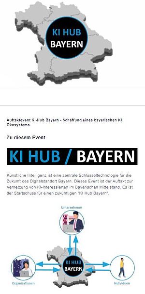 ONLINE | KI-Hub Bayern Auftaktveranstaltung in Kooperation mit Cluster Leistungselektronik